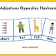 Adjectives Opposites Flashcard