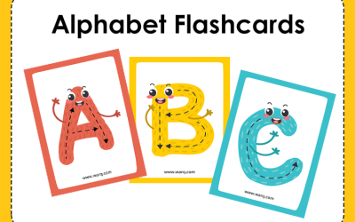 Uppercase Alphabet Flashcards Printable