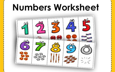Learning Numbers Worksheet 1-10