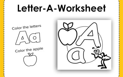 Letter A Worksheets Printable